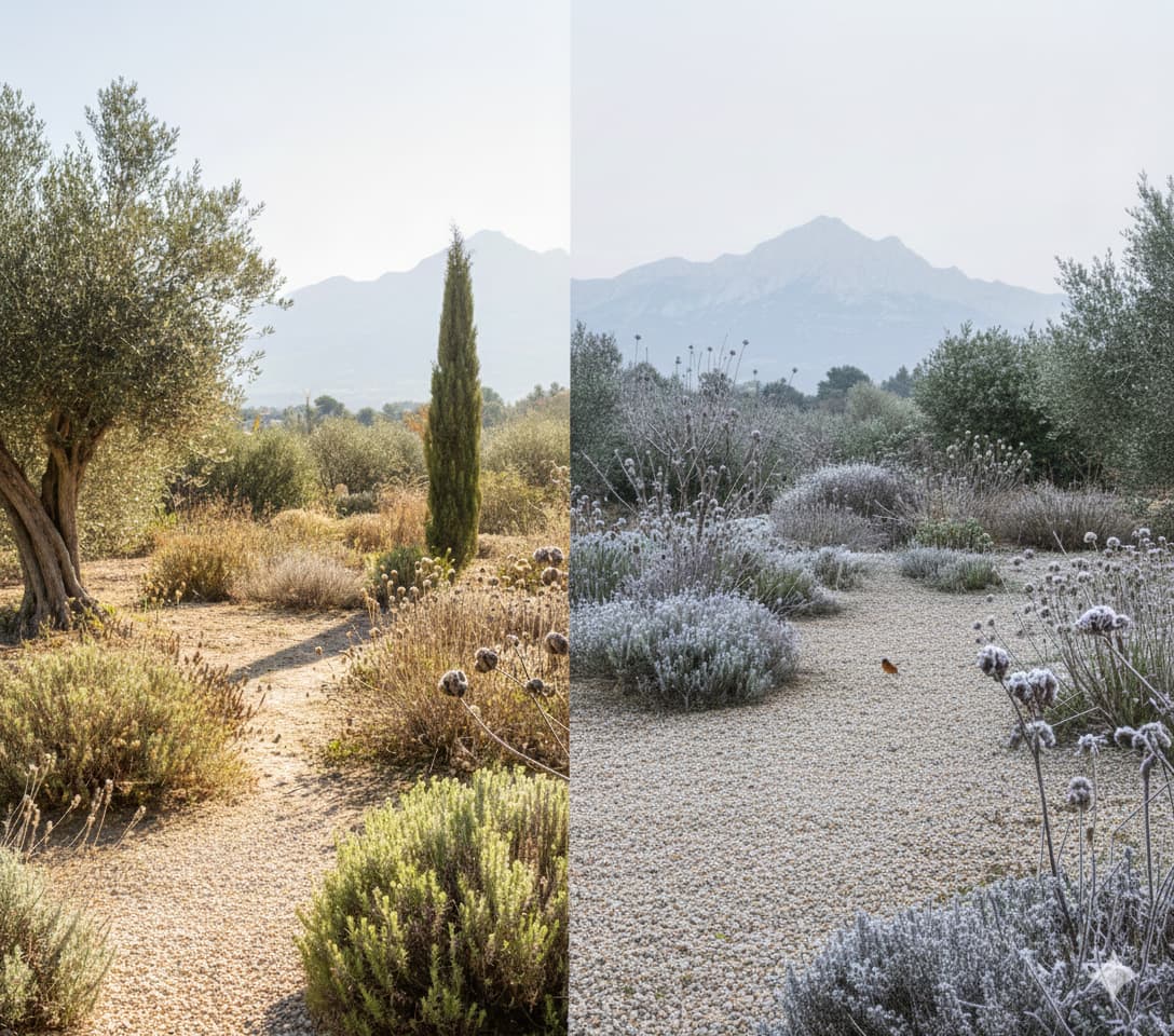 à Aix-en-Provence, les été sont chauds et les hivers parfois très froids
